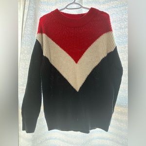 H&M knitted sweater- Red, White, & Blue